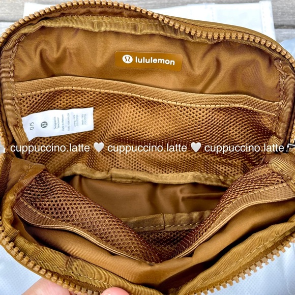 🤎NWT🤎Lululemon Athletica Everywhere Belt Bag in Burnt Caramel - Extended Strap - Picture 4 of 14